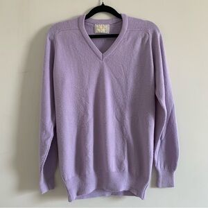 Lavender V-neck Sweater